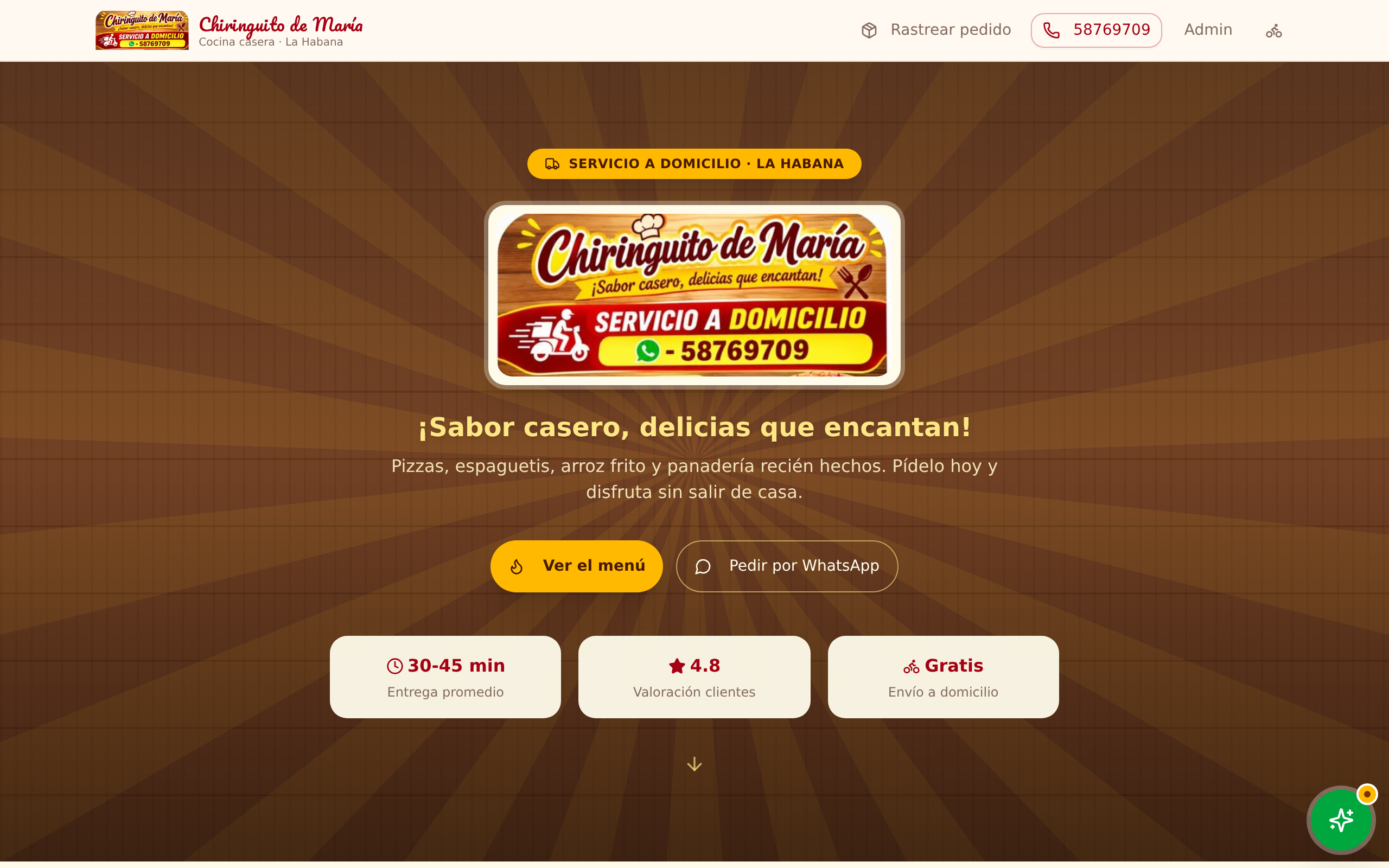 Captura de pantalla de Chiringuito de María